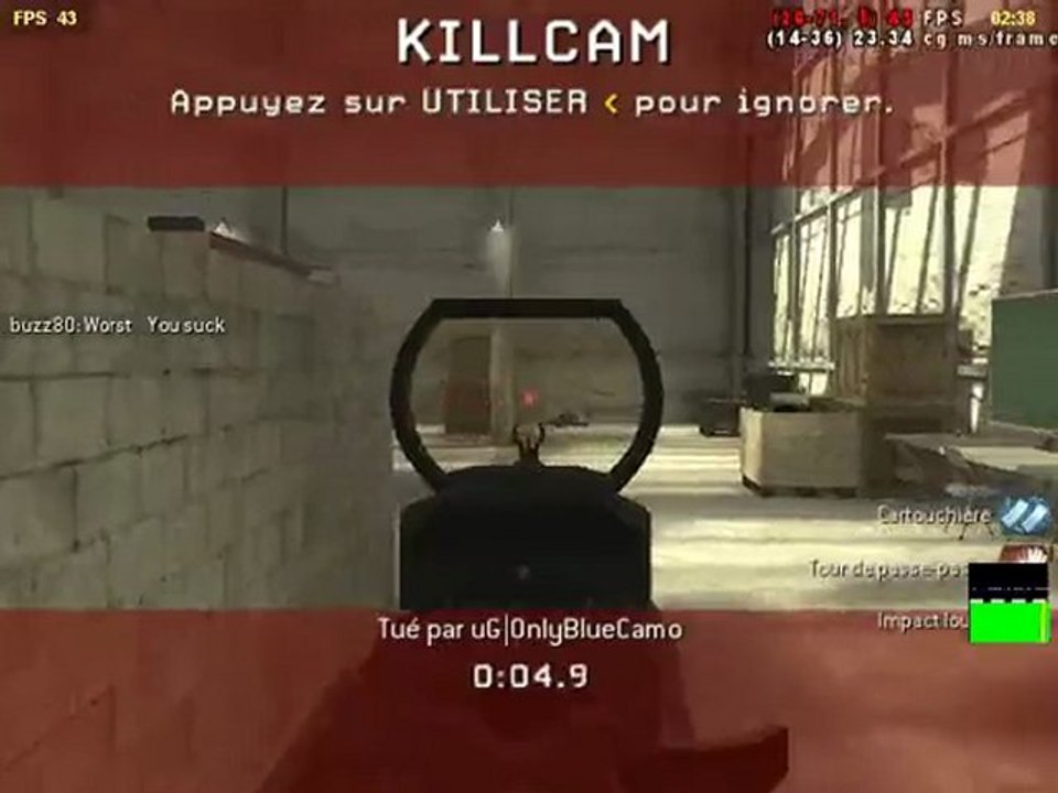 CoD 4 TuG]=F-DX Map:Killhouse Type:DM