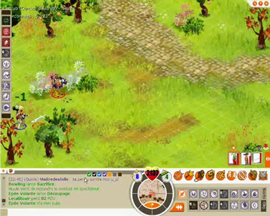 Bowling, sacri 150 sur Pouchecot, Dofus.