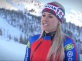 Britain's No 1 Alpine skier Chemmy Alcott hits top form.