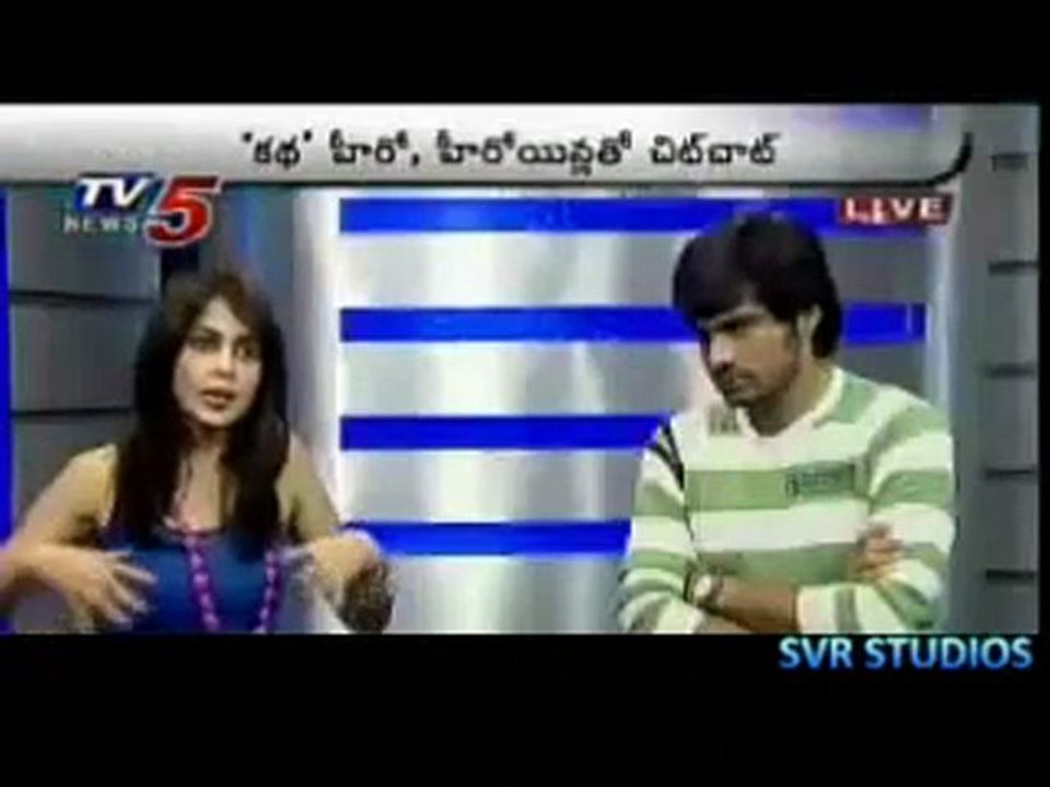 Live Chat With Genelia on TV5 part4 for Katha by svr studios