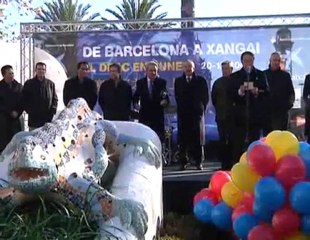 Barcelona regala a Xangai una rèplica de Gaudí