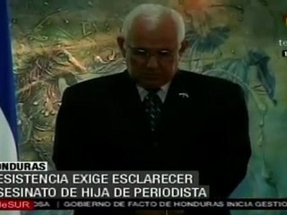 Resistencia exige esclarecer asesinato en Honduras