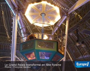 Le Grand Palais transformé en fête foraine.