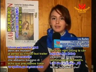 Climate change conference is about saving lives