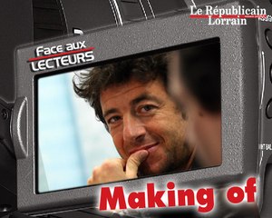 Patrick Bruel face aux lecteurs, côté coulisses