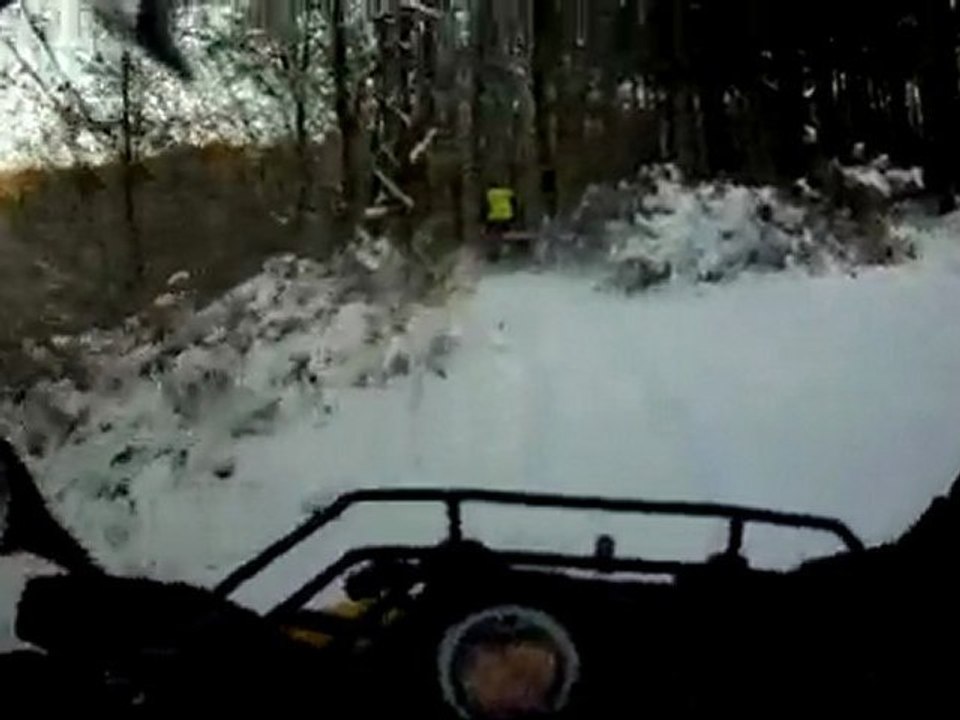 Ballade morvan sur la neige