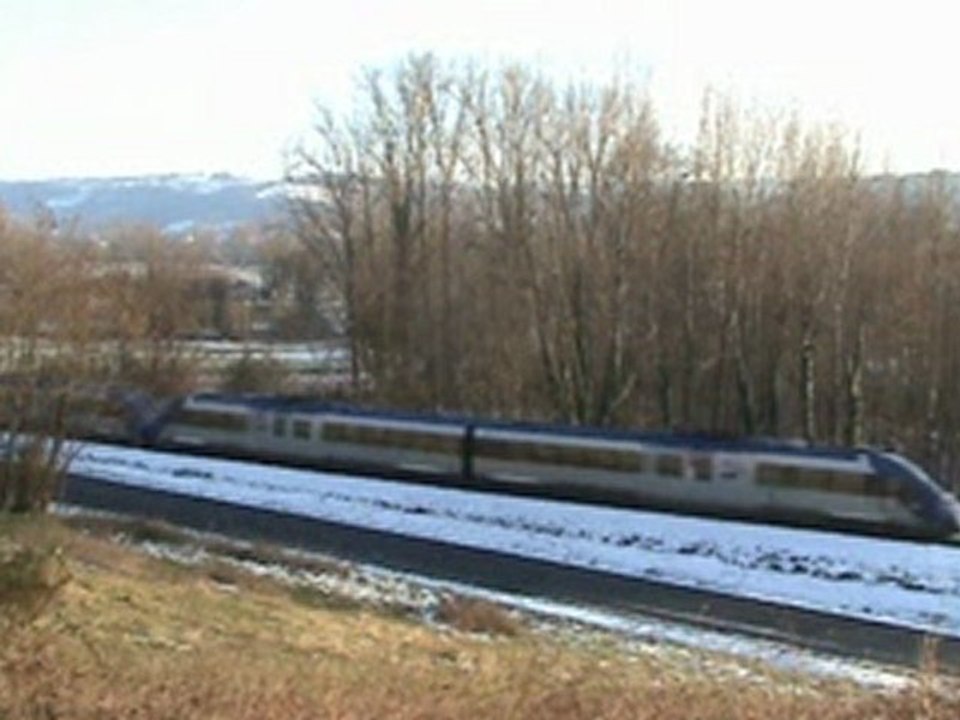 Trains dans la neige II