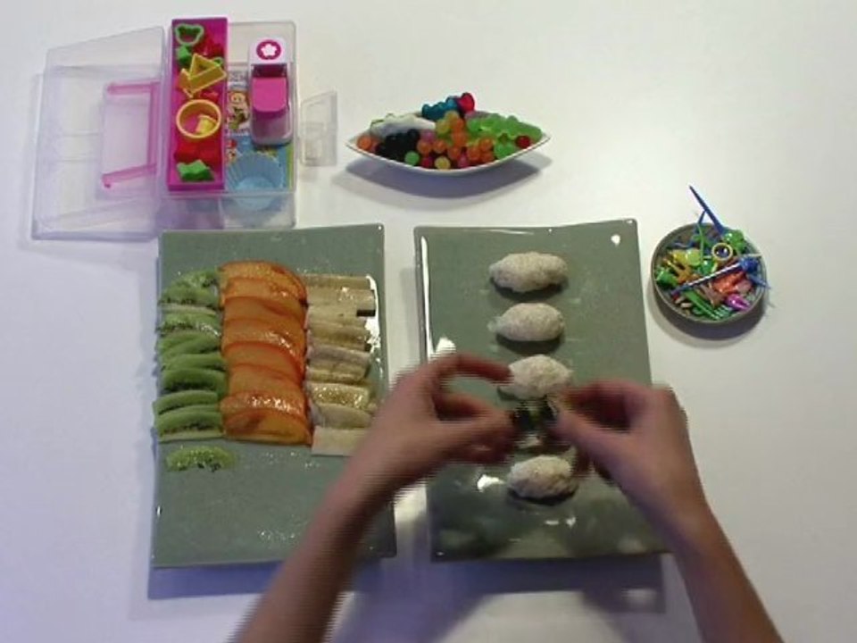 Food Art : Les sushis de fruits frais au lait de coco