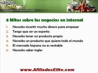 Afiliados Elite- Leccion Nº1 video 2 de 3