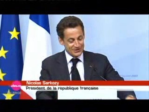 Nicolas Sarkozy au G8