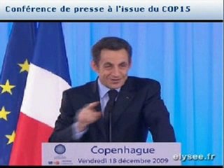 Mais qu'est qui fait donc marrer Sarkozy à Copenhague ?