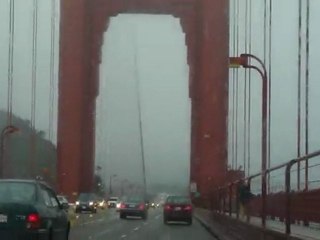 Premiere traversée du Golden Gate Bridge
