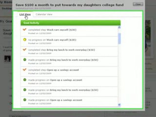 Goalforit.com - Goal Tracker Overview