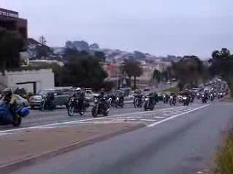 Les funérailles d'un Hells Angel