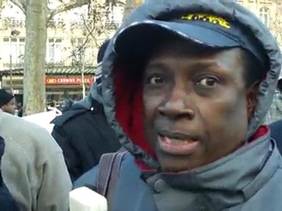 Paris : Manifestation des Guinéens contre la violence et pou