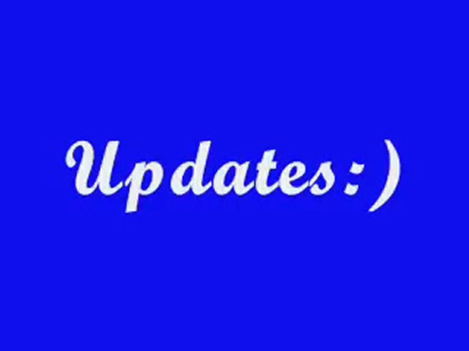 Updates:)