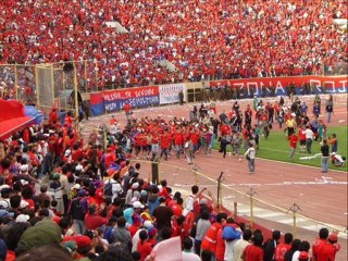 Ultras fans: Bolivia VS Peru