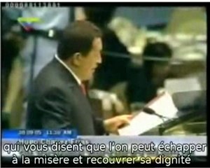 Chavez à l'Onu 2006/la Fausse démocratie des élites 1/2 FR