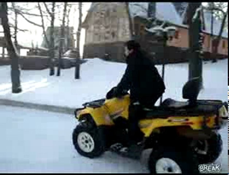 Les russes ne savent pas déraper