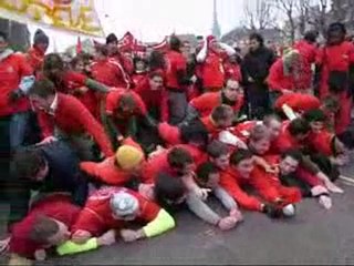 Défilé de manifestants à Rouen