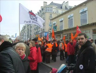 Grèves : la manifestation à Caen