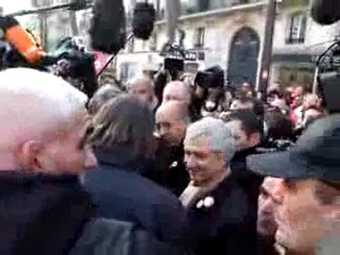 Rencontre entre Martine Aubry et Bernard Thibault dans le