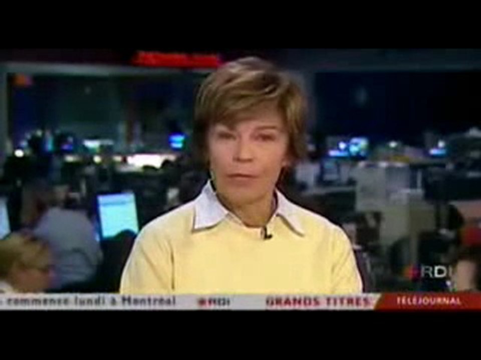 La tv québécoise s'offusque du discours de Sarkozy (partie