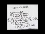 Les dessins de Charb, Tignous et Gros à la soirée du Châte