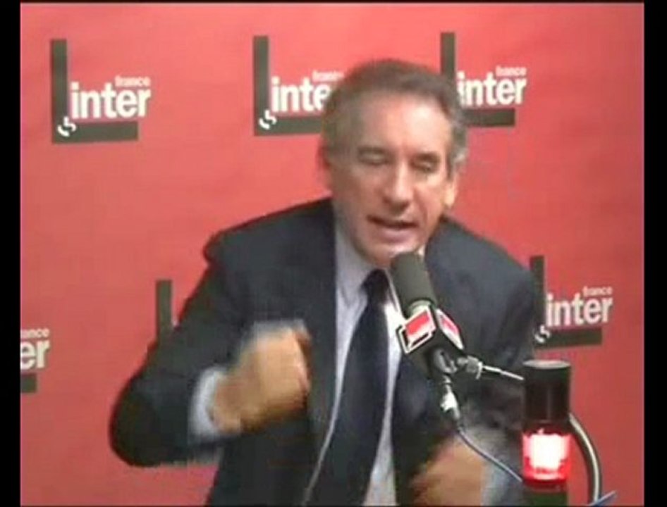 Vif échange François Bayrou et Nicolas Demorand