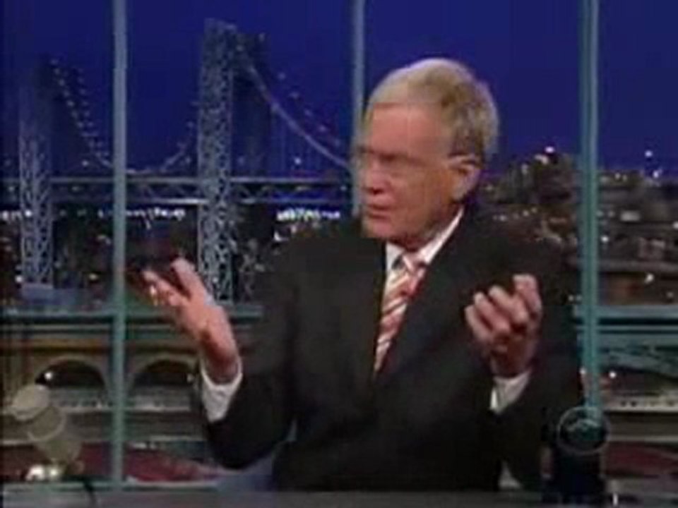 Letterman se moque de la fille de Palin puis s'excuse