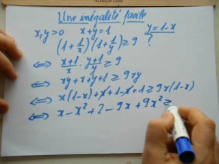 75. Une inégalité facile