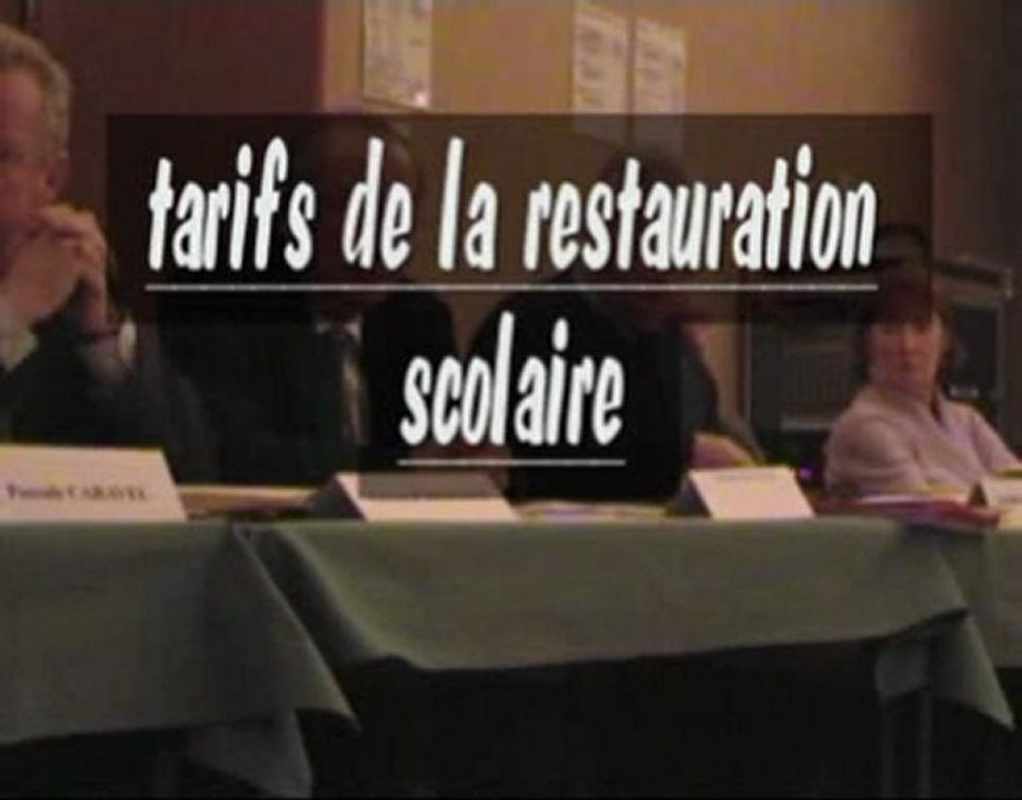 2009 12 10 tarif cantine scolaire