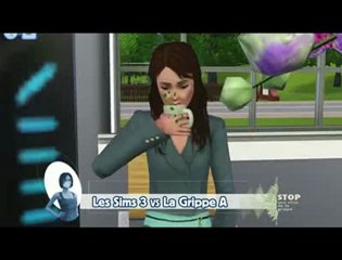 Les Sims surfent sur la grippe A