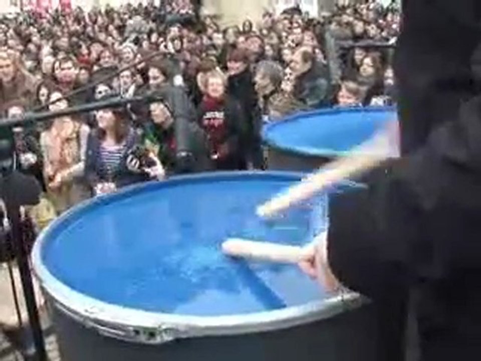 Flash mob pour le climat avant le Sommet de Copenhague