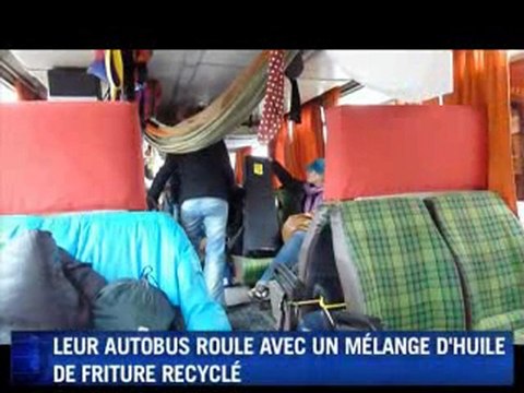 Des militants français en route vers Copenhague en bus éco