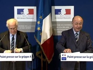 Point presse du 22.12.2009 Campagne vaccination grippe A