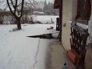 around my house there was many snow