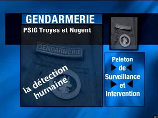 équipe cynophile chiens- gendarmes PSIG