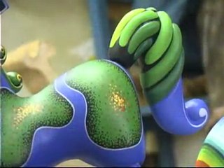 In Bolivia, Ticona works Sustainable Wood Carving