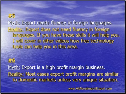 Myth, Reality, Benefit of Overseas Export Trading Business