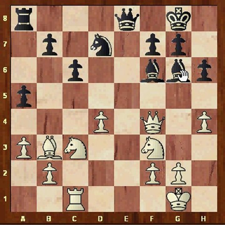 Kasparov- Karpov 22ème partie du championnat du monde 1986.