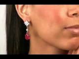 Ruby  Dangle Earrings