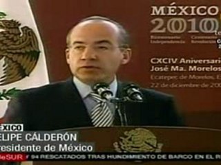 Conmemora Calderon aniversario de Morelos