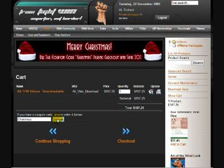 Christmas Sale at TrainFightWin.com!