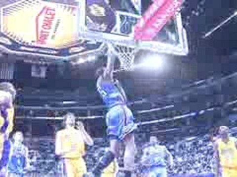 NBA Kevin Durant throws a little fake and finishes with a ba