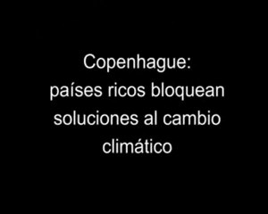 Mesa Radio Copenhague países ricos bloquean soluciones