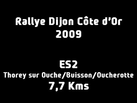 ES2 Rallye Dijon Côte d'Or 2009