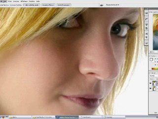 Retouche d'une photo de casting