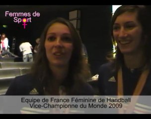 30 Min avec les Vice-Championnes du Monde de Handball