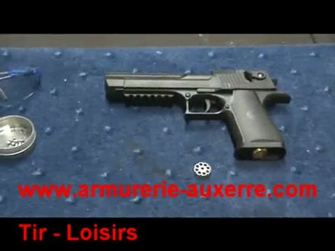 Essai du Desert Eagle Umarex pistolet a plomb Co2